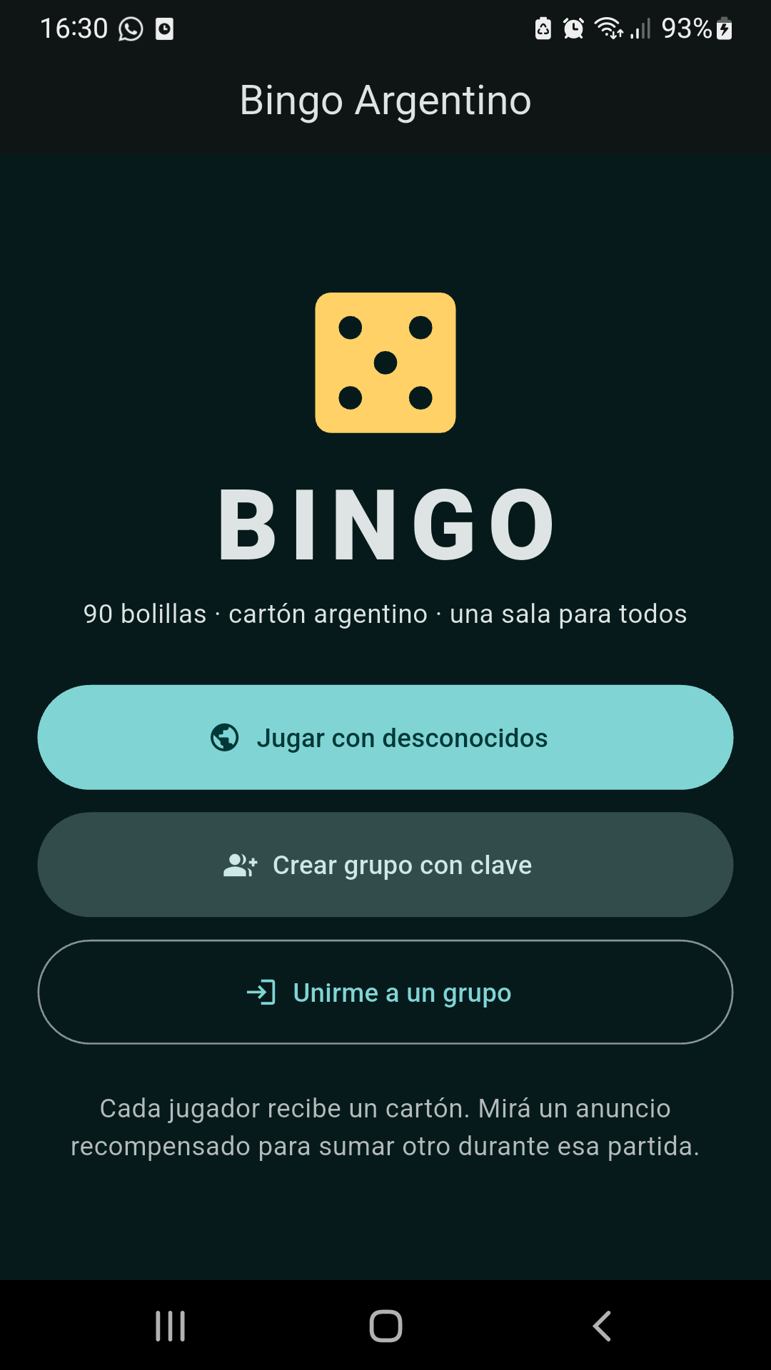 Captura 1 de Bingo Argentino